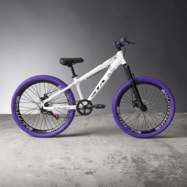 Imagem de Bicicleta 26 Gta Rebel Freeride Downhill Single Aro Vmaxx Freio A Disco Pneu Flame Roxo...