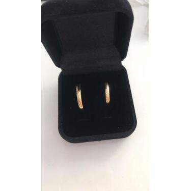 Imagem de Par de aliança tradicional ouro 18k
