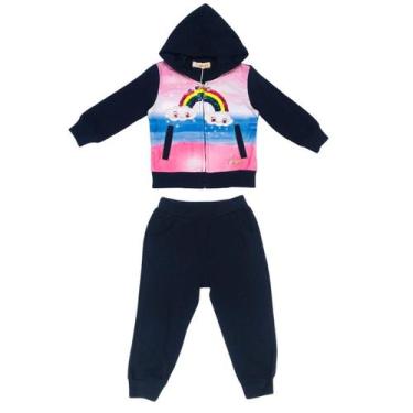 Imagem de Conjunto Infantil Inverno Menina Moletom  - Kiki & Mily, 1, Azul