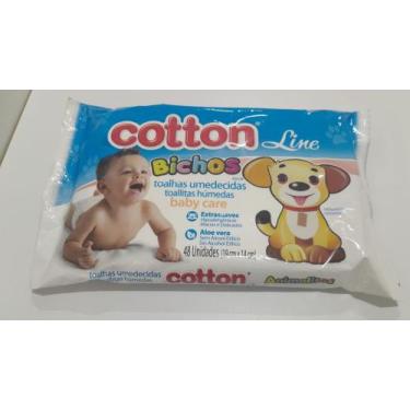 Imagem de toalhas umedecida aloe e verá - COTTON