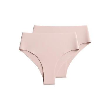 Imagem de Kit com 2 Calcinhas Fio Dental Hot Pant Liz 50255, Rosa, G