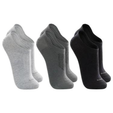 Imagem de Kit Com 3 Pares De Meias Lupo Esportiva Sport Soquete Invisível, Preto