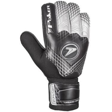 Imagem de Luva Goleiro Unissex Campo Adulto Training Focus Poker 01050, Preto, P