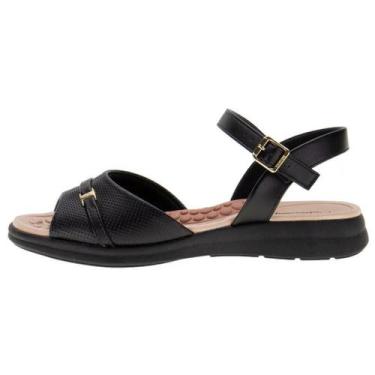 Imagem de Sandália Casual Ultraconforto Feminina Modare 7174113, Preto, 34