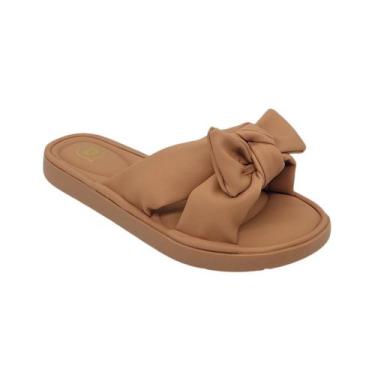 Imagem de Chinelo Infantil Feminino Slide de Laço Macio Confortável Molekinha 23