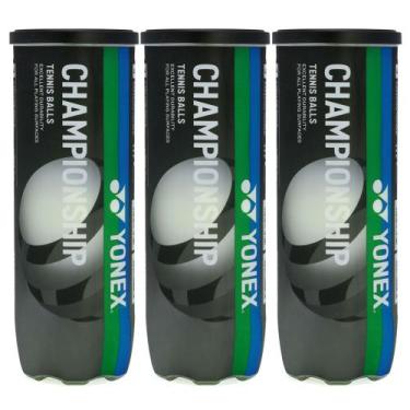 Imagem de Bola de Tênis Yonex Championship Pack Com 03 Tubos