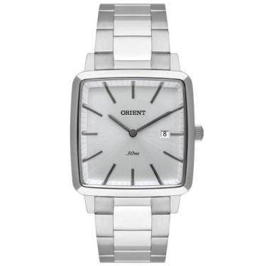 Imagem de Relógio ORIENT masculino prata quadrado GBSS1056 S1SX