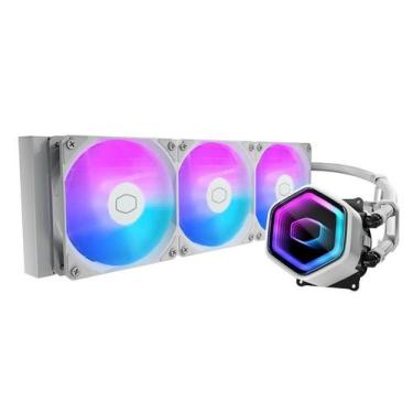 Imagem de Water Cooler Masterliquid Core Ii 360 Branco 3 Fans Argb Mlw-D36M-A18P
