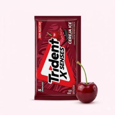 Imagem de Chiclete Trident Display Caixa Com 21 Unidades Escolha O Sabor, Cereja