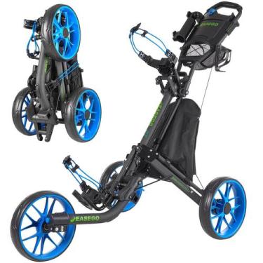 Imagem de Carrinho de golfe dobrável EASEGO D7 de 3 rodas azul