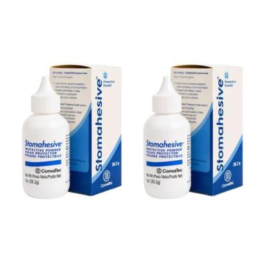 Imagem de Kit 2 pó protetor pele ostomia convatec 28g cada
