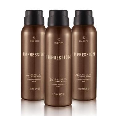Imagem de Combo Desodorante Antitranspirante Aerossol Impression 150ml/90g