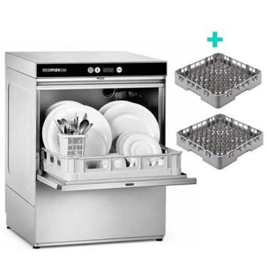 Imagem de Lavadora de Louças Ecomax 503 Monofásico + 2 Gavetas Pinos 50x50cm - H