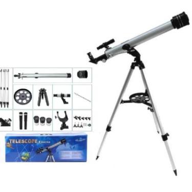 Imagem de Telescopio profissional astronomico refrator 525x tripe 60cm kit lente