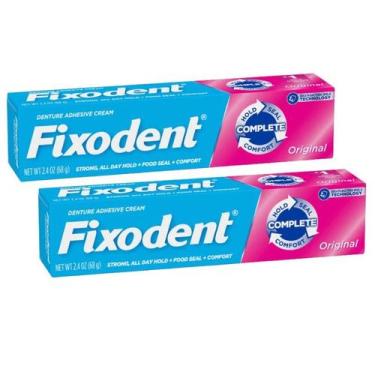 Imagem de Kit Creme Fixodent Original 68g (2 Unidades) 100% Original