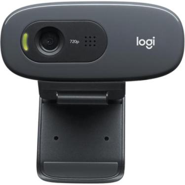 Imagem de Webcam Logitech, C270, 3MP, HD, 720p