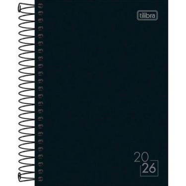 Imagem de Agenda Tilibra Espiral Diária Spice Preta M5 2026