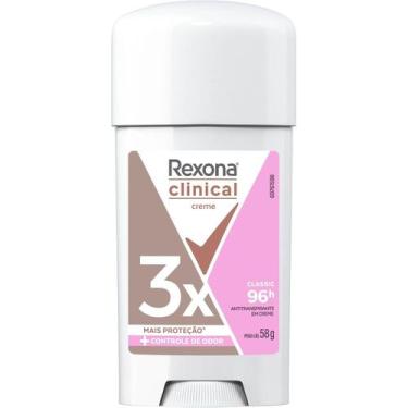 Imagem de Desodorante rexona clinical fem classic creme 58g
