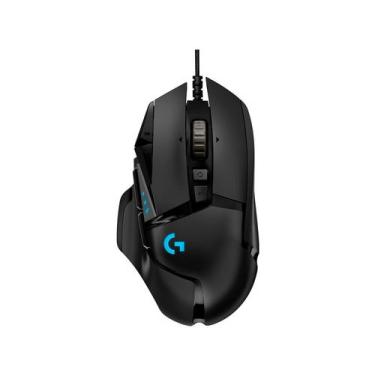 Imagem de Mouse gamer logitech g502 hero rgb preto - 910-005550