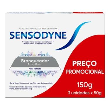 Imagem de Creme Dental Sensodyne Branqueador para Dentes Sensíveis Ext - Congrat