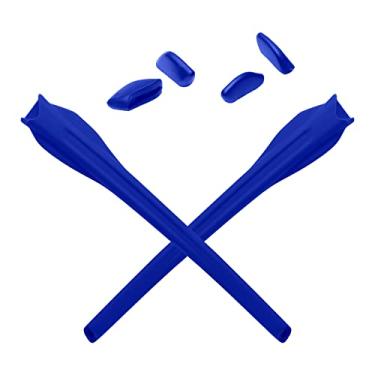 Imagem de Mryok Kits de reposição para ponteiras de orelha Oakley Flak XS OJ9005 – Opt, Azul, One Size