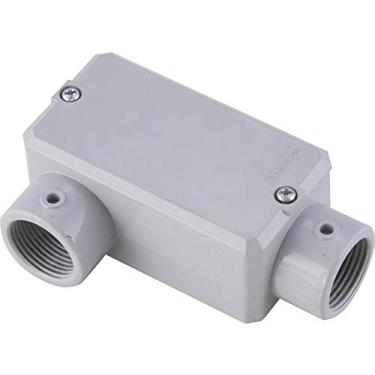 Imagem de CONDULETE EM ALUMINIO TIPO LR 2 COM ROSCA BSP COM TAMPA E COM PINTURA EPOXI TRAMONTINA