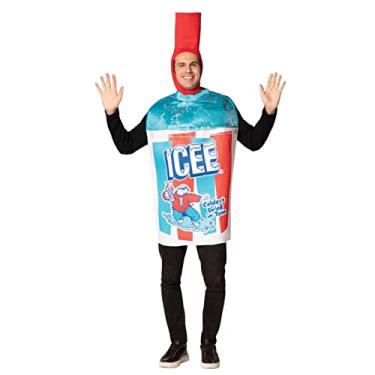 Imagem de Fantasia Icee Blue Dress Up Cosplay Prop Mens Womens Slurpee Slushy Slush Puppie Halloween Costumes, adulto tamanho único