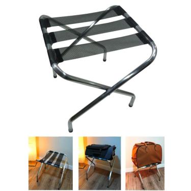 Imagem de Suporte De Malas Dobrável Alumínio Hotel Até 100kg - Zaka