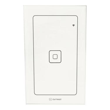 Imagem de Interruptor Inteligente Outmat Touch Wi-Fi 4X2 1 Botão