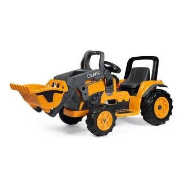Imagem de Mini Escavadeira Elétrica John Deere Construction Loader 12v 