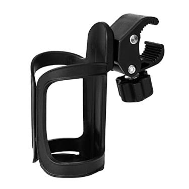 Imagem de Yuventoo Suporte de copo para cadeira de rodas, suporte para copo de andador, suporte para copo de carrinho, suporte ajustável para garrafa de água de bicicleta de visualização completa com almofada antiderrapante,