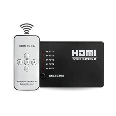 Imagem de Chaveador MD9 HDMI Switch V1.4, 7265 5x1