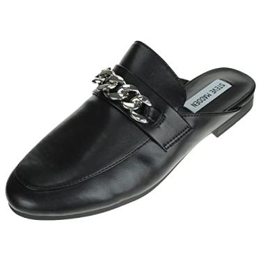 Imagem de Steve Madden Women's Rally Mule Slip On Loafer, Black, 7.5