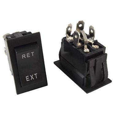 Imagem de Trailer Power Jack Switch de substituição para LCI Lippert Recpro F2C e outros – 4 pinos, 4 fios, polaridade reversa (1 pacote)