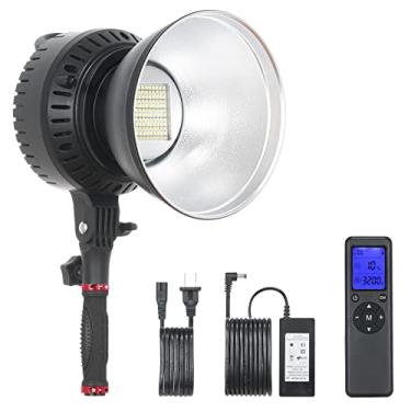 Imagem de Qudai 60W Profissional Luz de Estúdio LED Luz de Vídeo Bicolor Temperatura 3200K-5600K com Bowens Mount Protector Refletor Difusor Controle Remoto para Estúdio Fotografia ao Ar Livre Retrato Gravaç BD