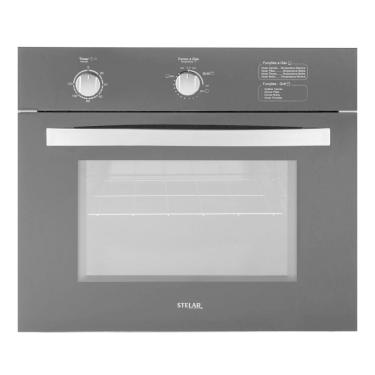 Imagem de Forno De Embutir a Gas Stelar Topazio Preto 46 Litros