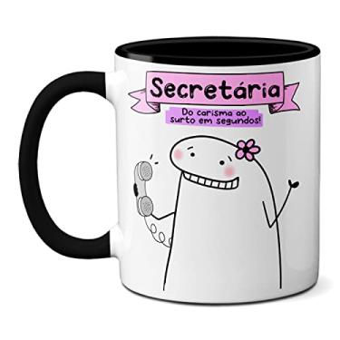Imagem de Caneca Secretária Rainha Das Multitarefas Carismática Surtada (Preta)