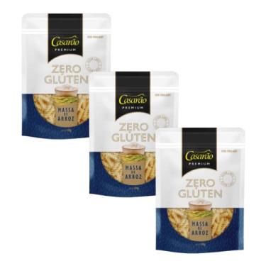 Imagem de Kit 3 Pacotes de Fusilli Premium sem Glúten 500g - Casarão