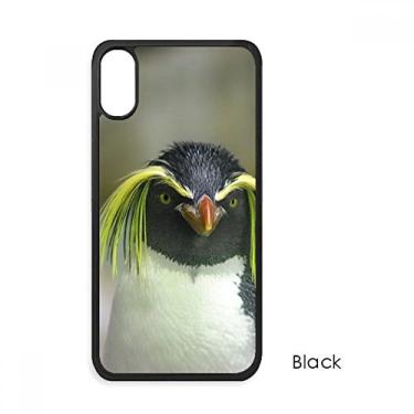 Imagem de Capa para iPhone Xs Max com imagem do pinguim da Antártica da natureza da ciência do mar