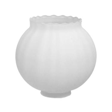 Imagem de Vidro Bola Americana Canelada Fosca linha Rústica BC46 - Luminárias Müller