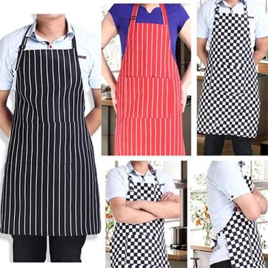 Imagem de Mulheres Homens Cozinhar Chef Cozinha Restaurante Avental Avental Vestido Com 2 Bolsos