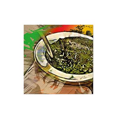 Imagem de Arte Maníacos Quadro Decorativo Chimarrão Desenho - 50x50cm