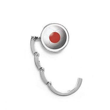 Imagem de Gancho de mesa de futebol americano com bandeira nacional do Japão e fecho decorativo dobrável