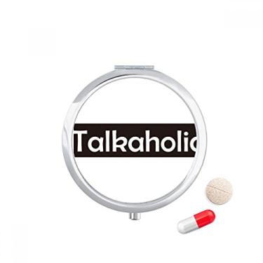 Imagem de Elegante porta-comprimidos Talkaholic caixa de armazenamento de remédios