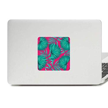 Imagem de Adesivo de vinil para laptop com folha rosa céu feliz decoração de policarbonato