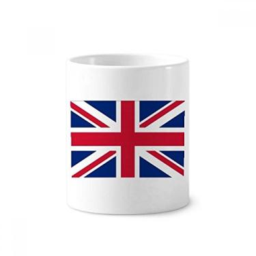 Imagem de Bandeira nacional do Reino Unido Europa país escova de dentes caneca, suporte de cerâmica, suporte para lápis