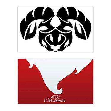 Imagem de Constellation Aries Zodíaco Symbol Holiday Holiday Merry Christmas Congrats Card Christmas Letter Message