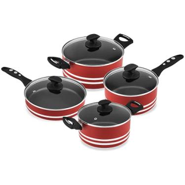 Imagem de JOGO DE PANELAS EIRILAR CLARITY RED ANTIADERENTE 4 PEÇAS