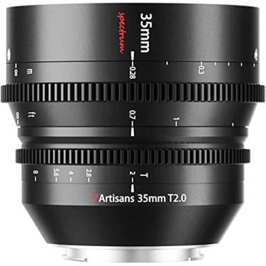 Imagem de 7artisans Lente cinética de 35 mm T2.0 de grande abertura compatível com câmera Nikon Z-Mount, lente cinética de baixa distorção de foco manual de quadro completo para Z5 Z6 Z7 Z9 Z50 Z6II Z7II ZFC,