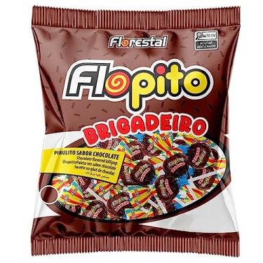 Imagem de Pirulito Flopito Brigadeiro 500g - Florestal